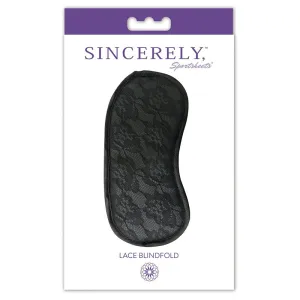 Sincerely. Sportsheets Lace Blindfold Black