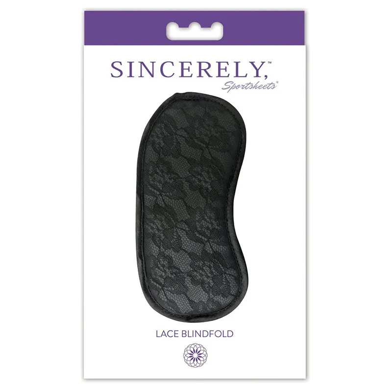 Sincerely. Sportsheets Lace Blindfold Black