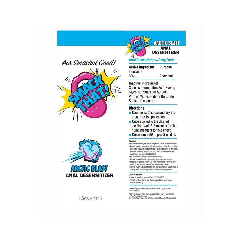 Smack That Anal Desensitizer Arctic Blast 1.5 oz.