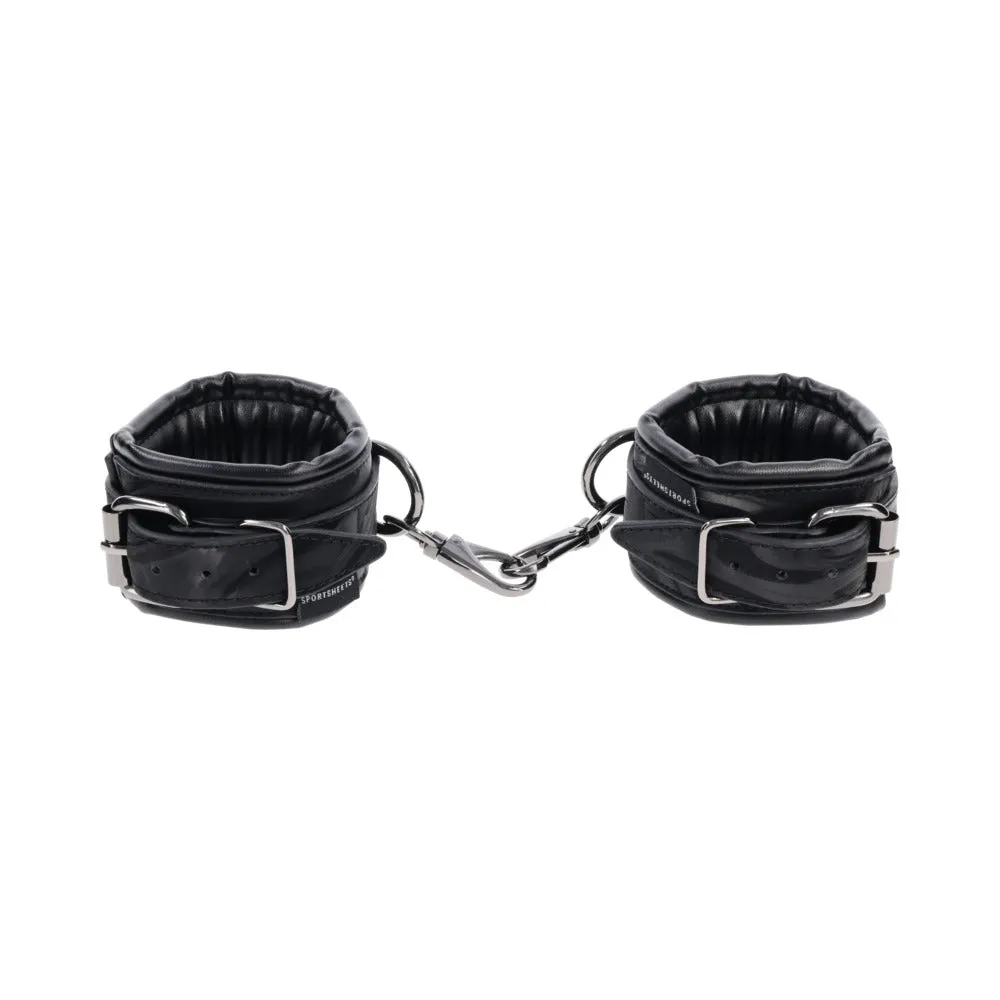 Sportsheets Velvet Noir Handcuffs