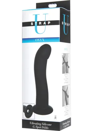 Strap U Onyx Vibrating  g-spot Dildo