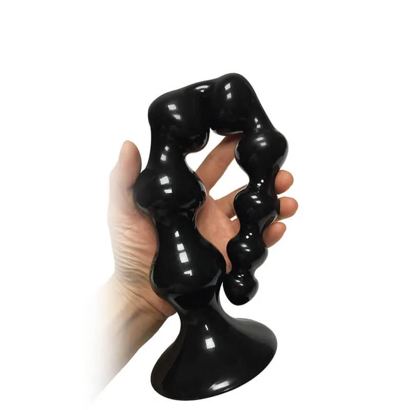 Super Long Soft Big Anal Beads With Suction Cup For Prostate Massaging