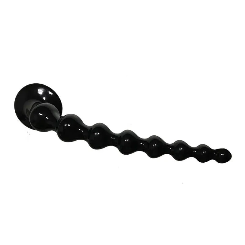 Super Long Soft Big Anal Beads With Suction Cup For Prostate Massaging