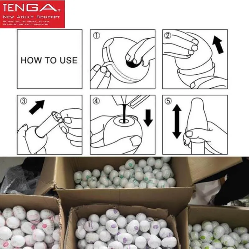 Tenga Eggs Sex Toy Deep Throat Masturbator