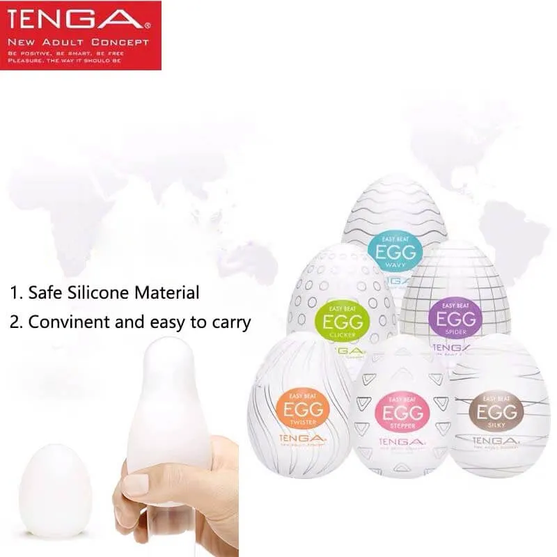 Tenga Eggs Sex Toy Deep Throat Masturbator
