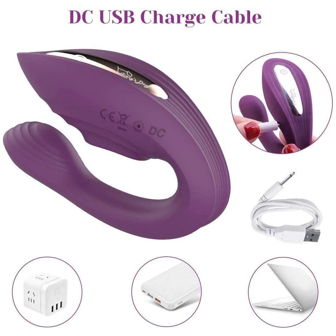 Tracy's Dog - Nina Couple Vibrator (Purple)
