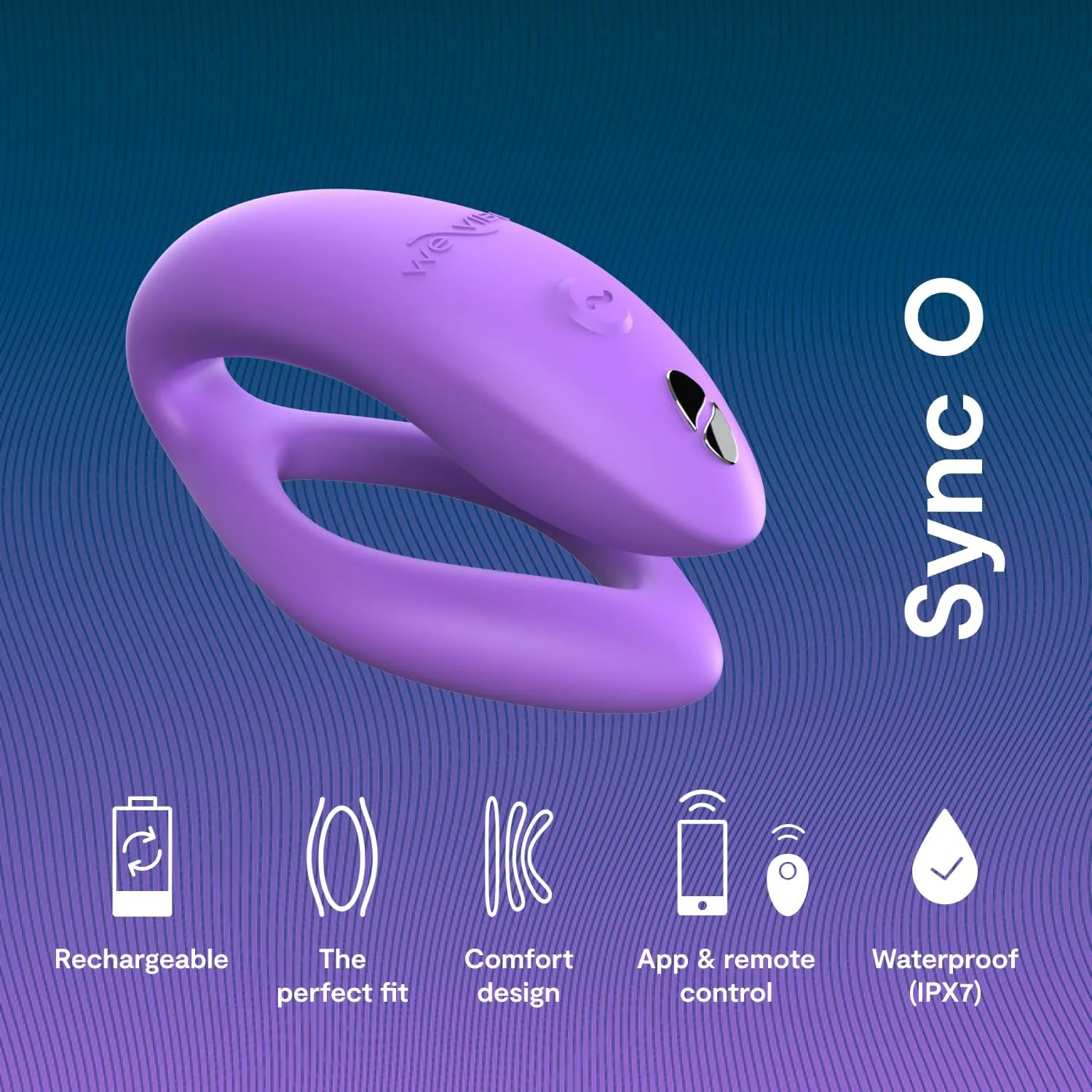 We-Vibe Sync O Adjustable Couples Vibrator APP & Remote Control