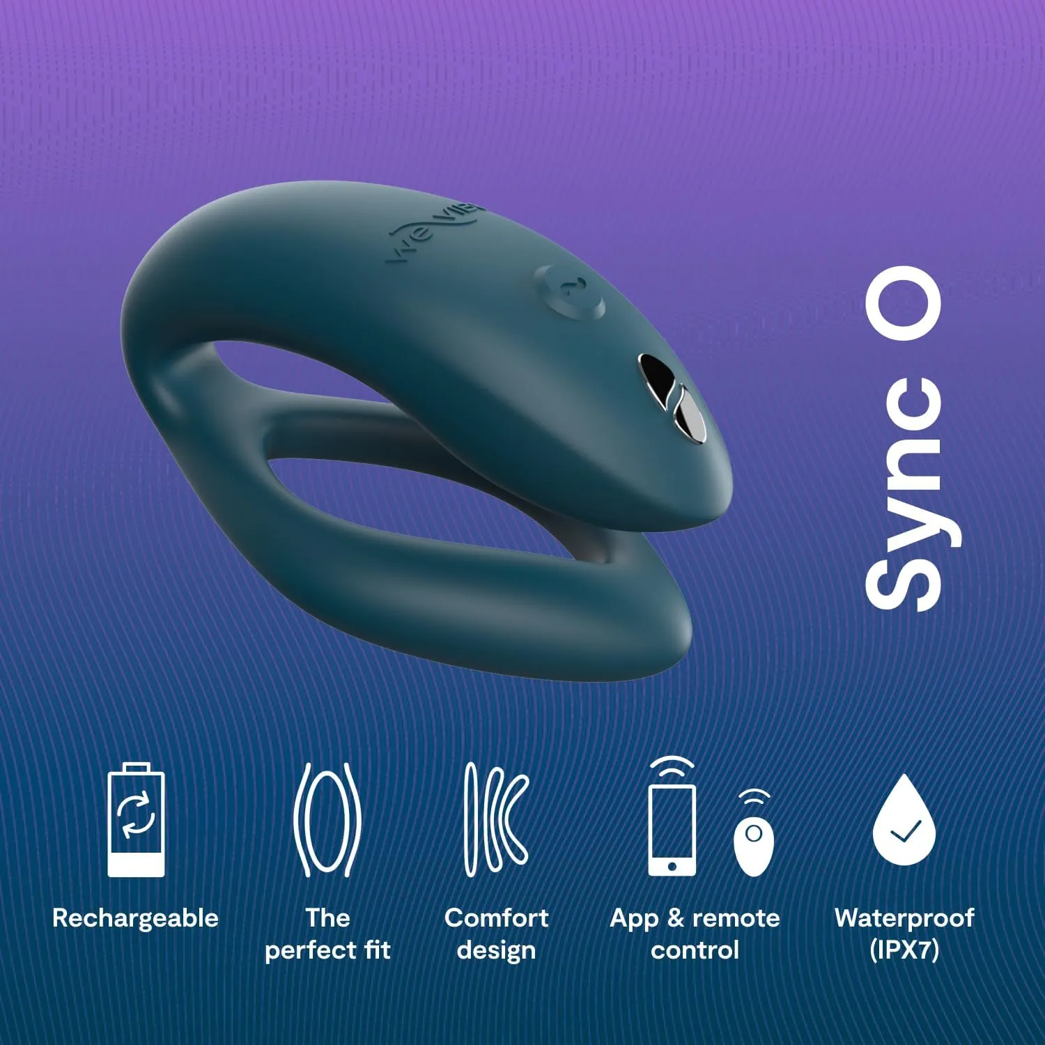 We-Vibe Sync O Adjustable Couples Vibrator APP & Remote Control