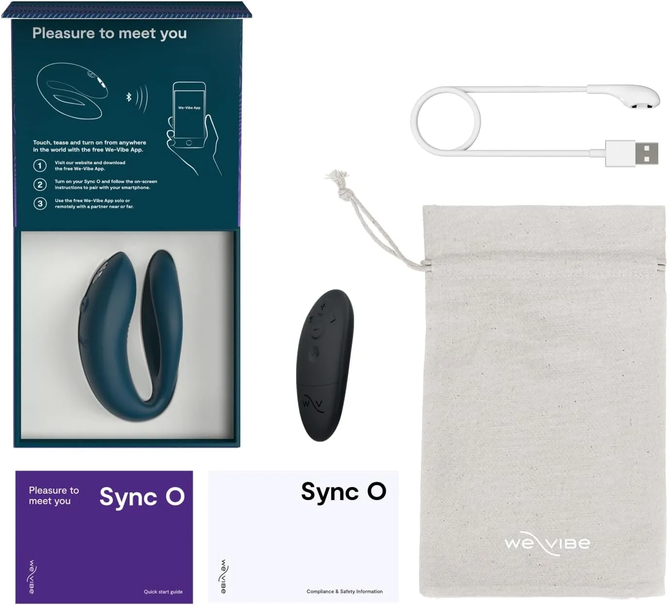 We-Vibe Sync O Adjustable Couples Vibrator APP & Remote Control