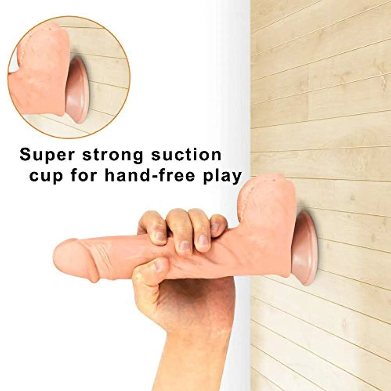 Wife Suction Cup Dildo Soft Realistic Automatic Vibrator